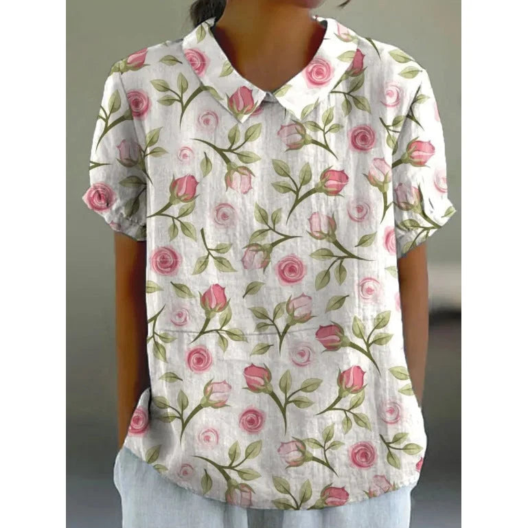 BEAUMONT NICE | CHEMISE FLORALE PRINTEMPS POUR FEMMES