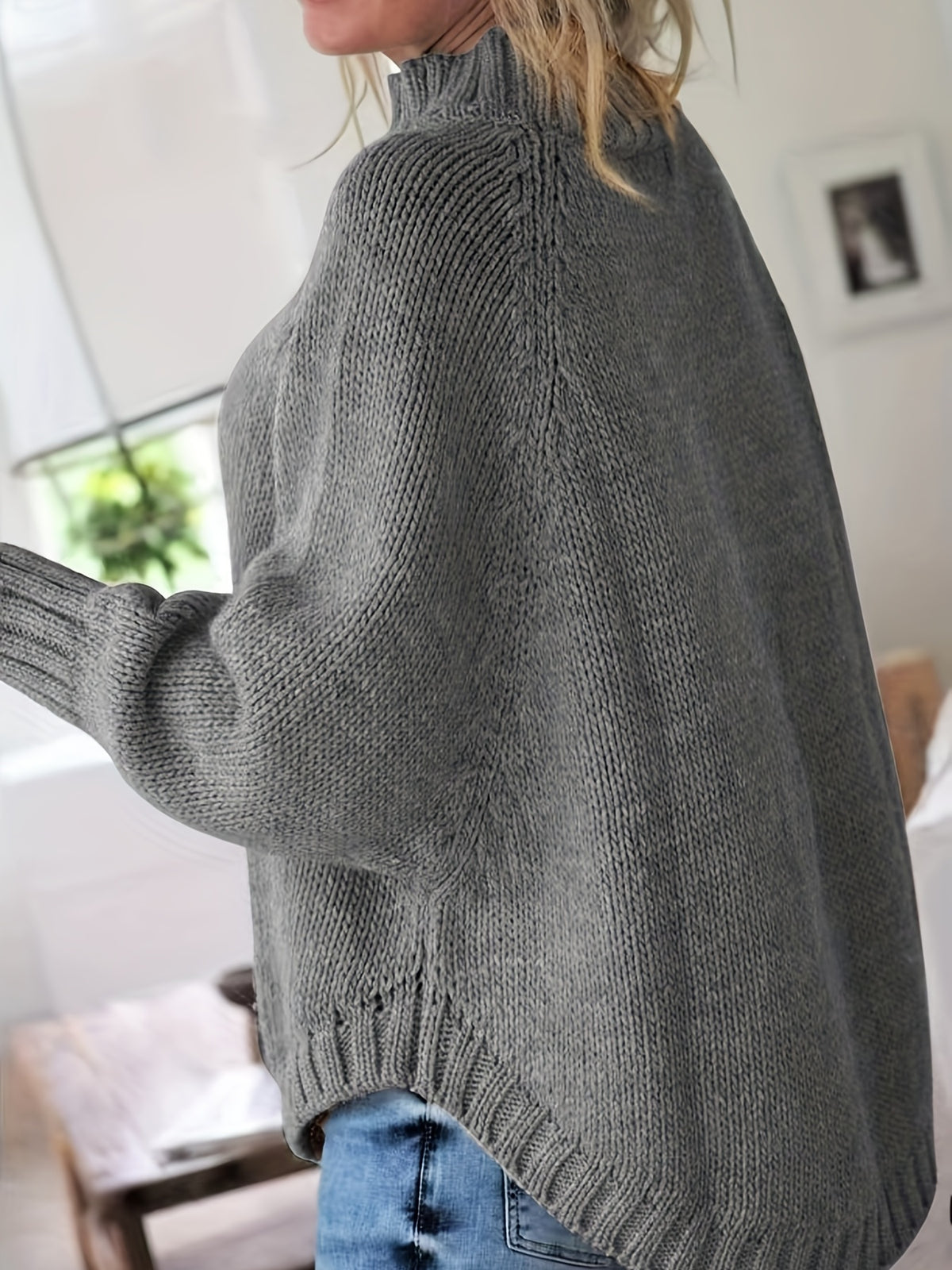 BEAUMONT NICE | ANCIEN SWEAT À COL MONTANT POUR FEMMES