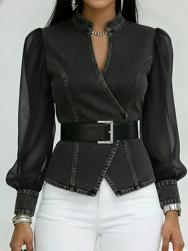 BEAUMONT NICE | BLOUSE EN JEAN POUR FEMME