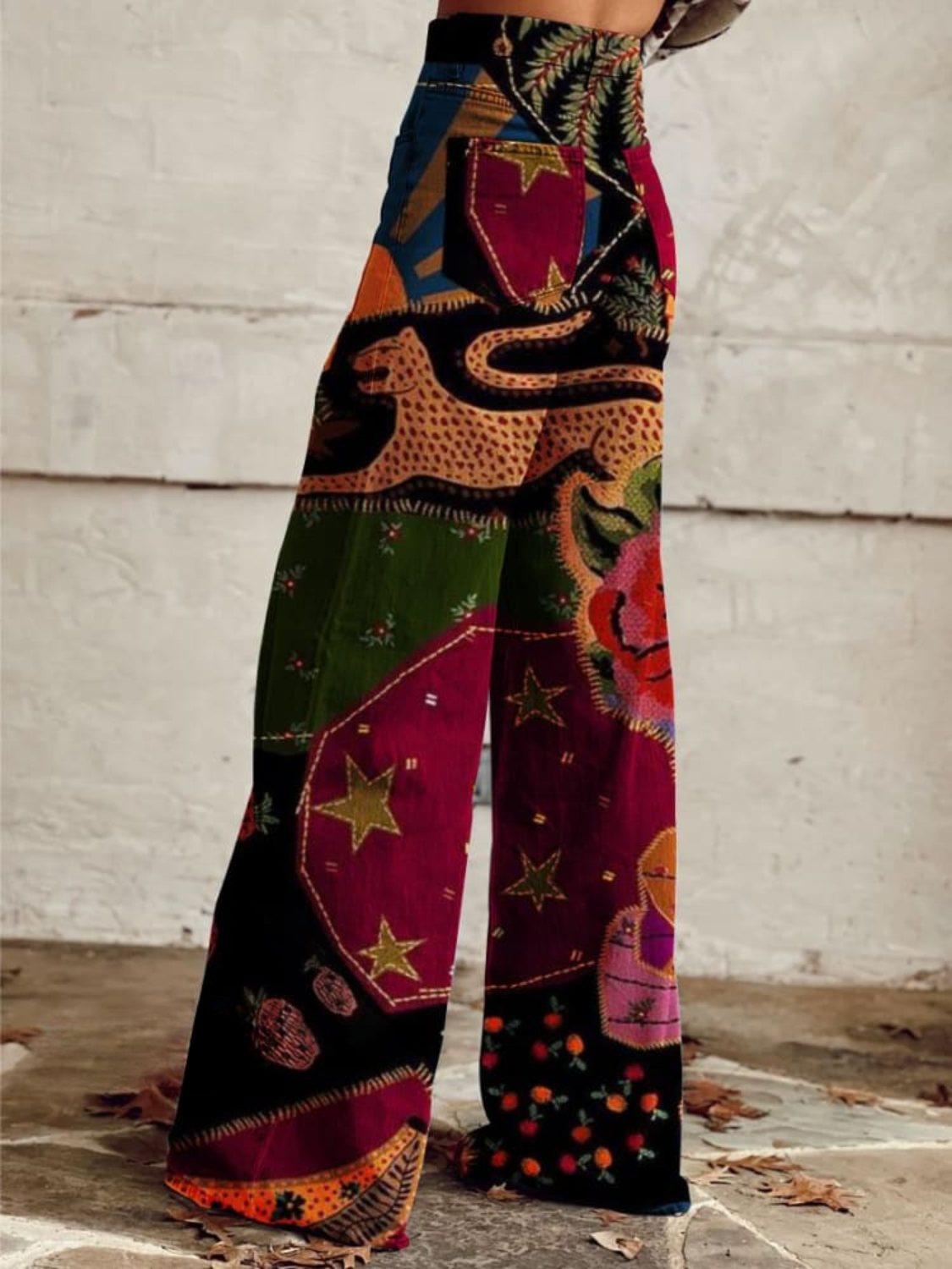 BEAUMONT NICE | PANTALON BOHÈME VINTAGE POUR FEMMES