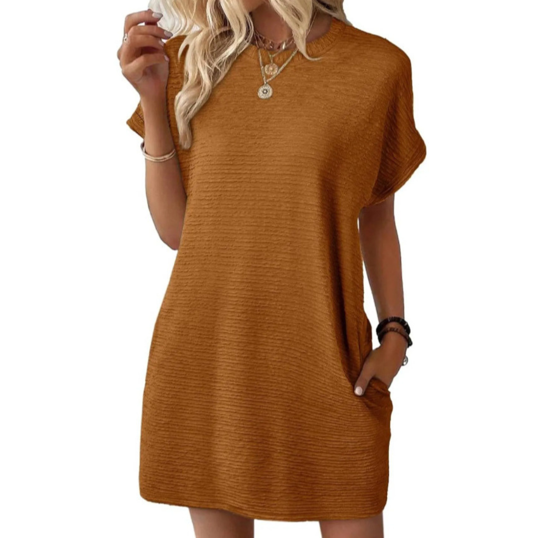 BEAUMONT NICE | ROBE À COL ROND POUR FEMMES