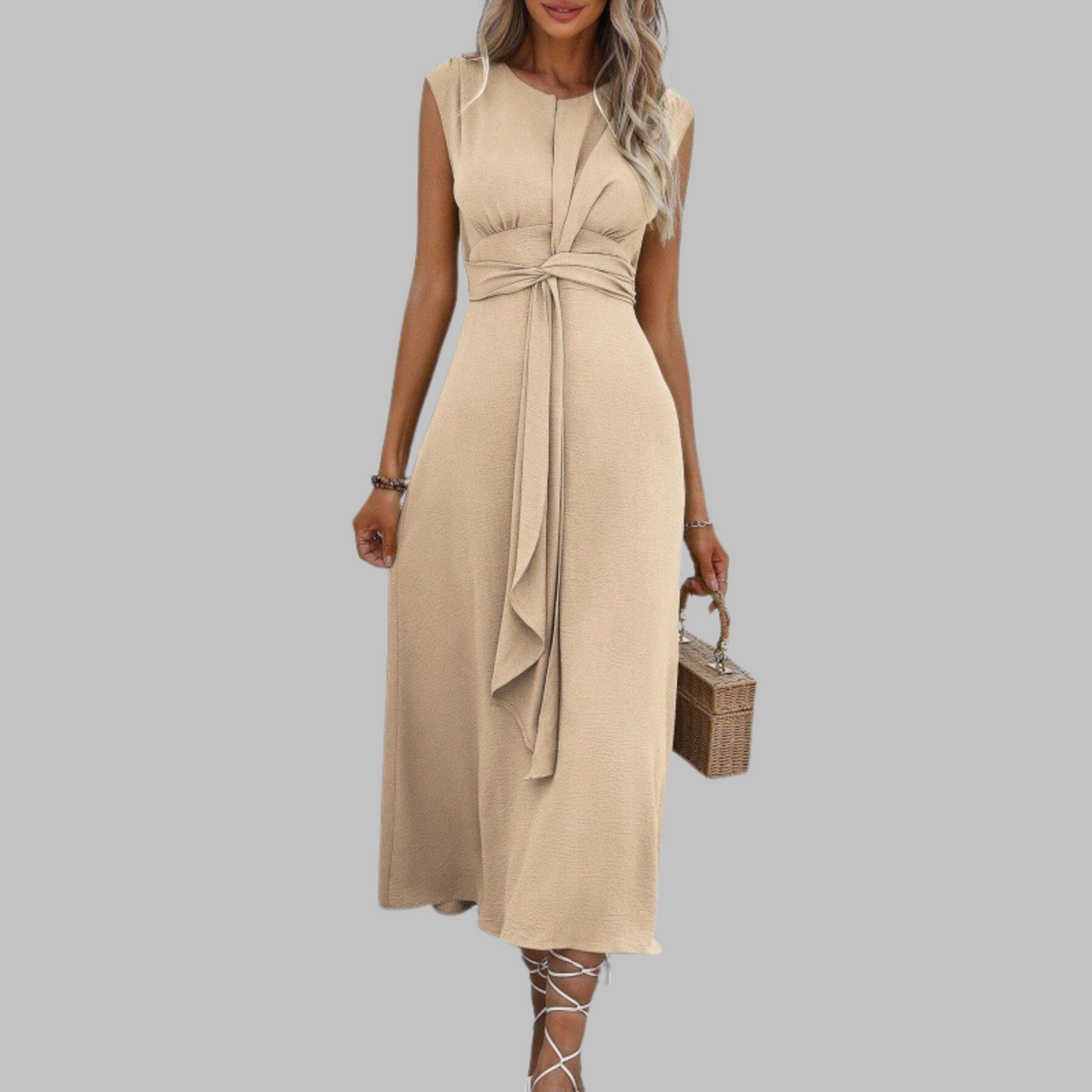 BEAUMONT NICE | ROBE MAXI SANS MANCHES POUR FEMMES