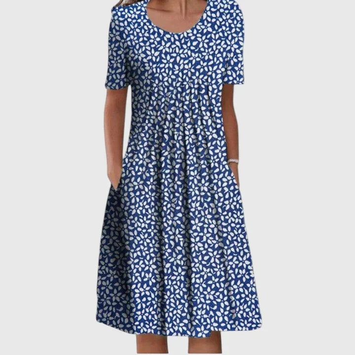 BEAUMONT NICE | ROBE ÉLÉGANTE À VOLANTS POUR FEMME