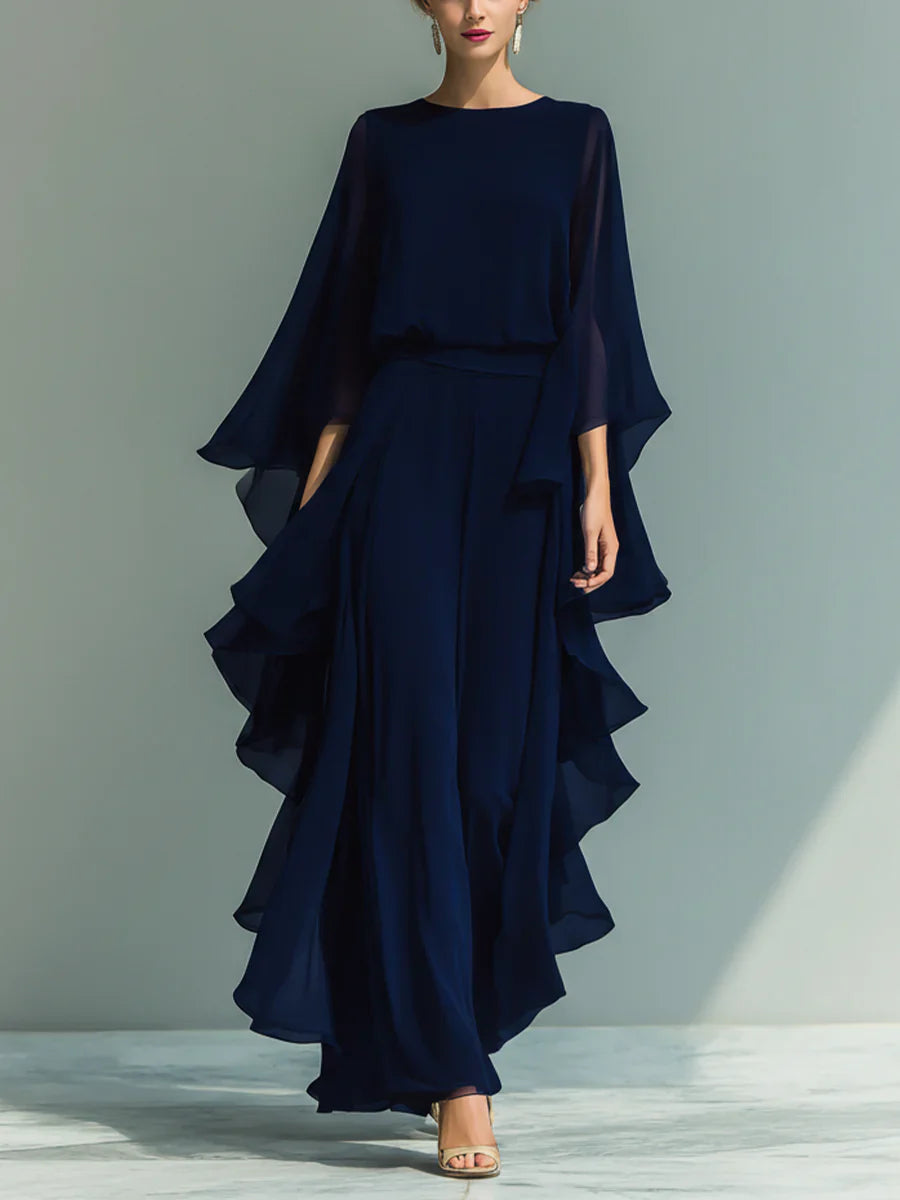 BEAUMONT NICE | ENSEMBLE CHIFFON PANTALON POUR FEMMES