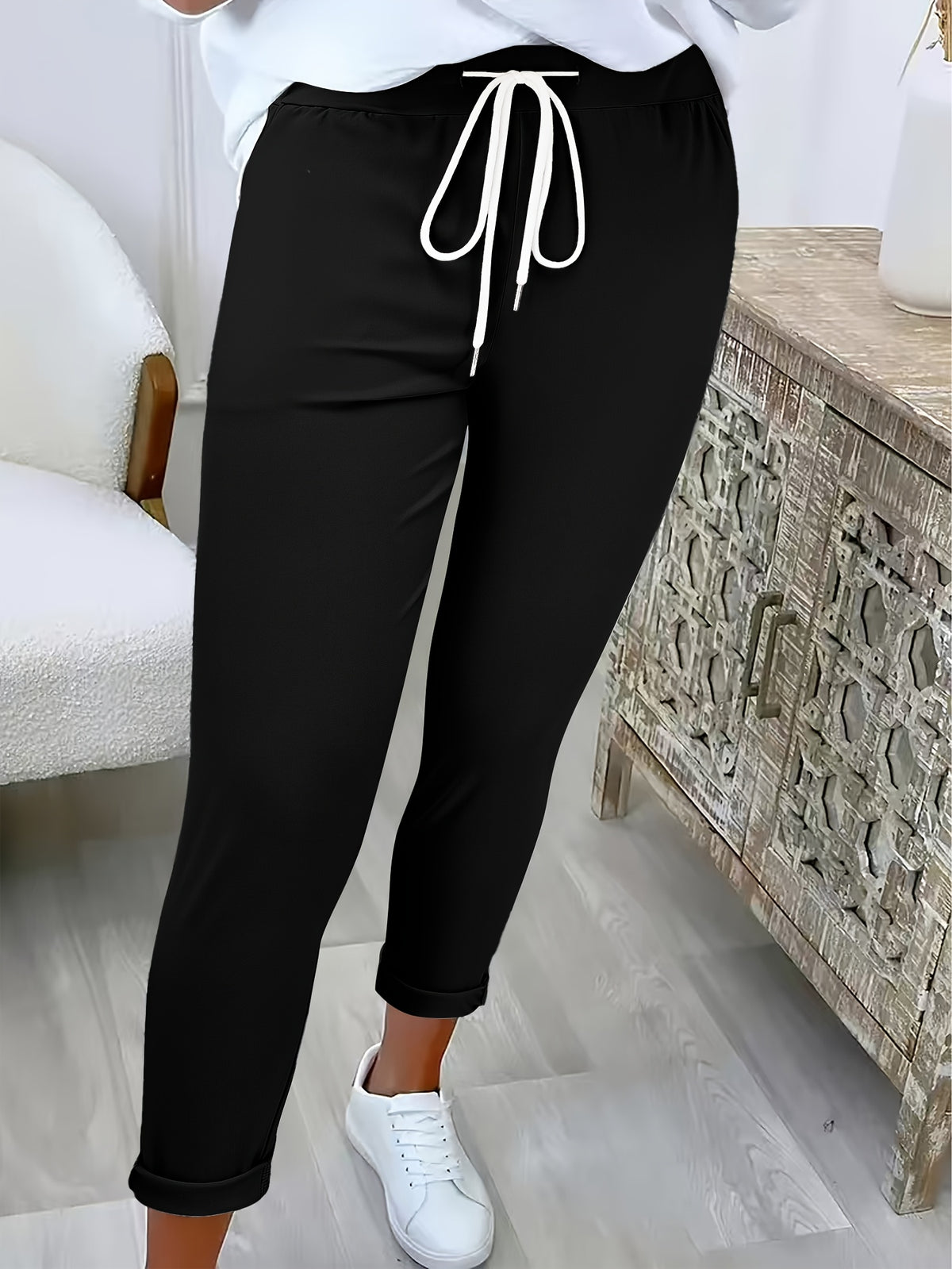 BEAUMONT NICE | PANTALONS MODERNES À CORDON DE SERRAGE POUR FEMMES