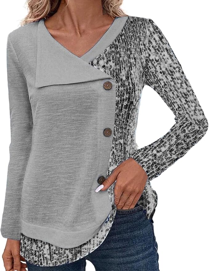 BEAUMONT NICE | PULL ASYMÉTRIQUE À BOUTON POUR FEMMES