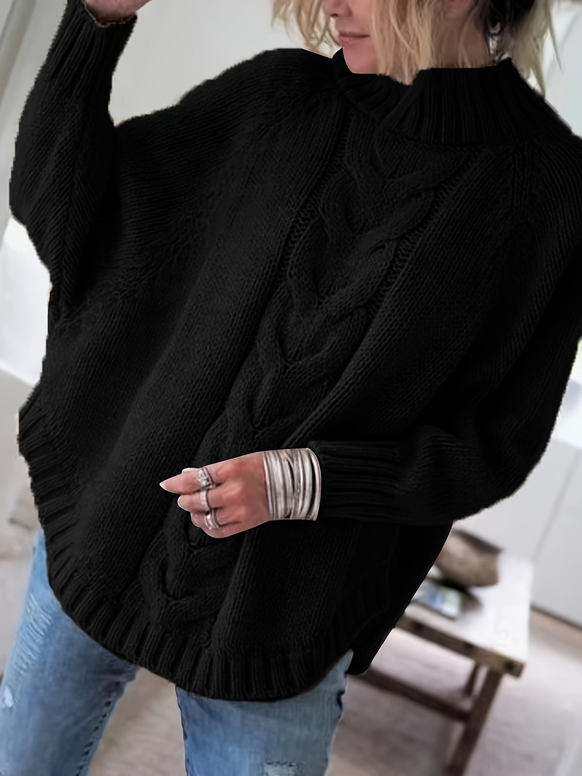 BEAUMONT NICE | ANCIEN SWEAT À COL MONTANT POUR FEMMES