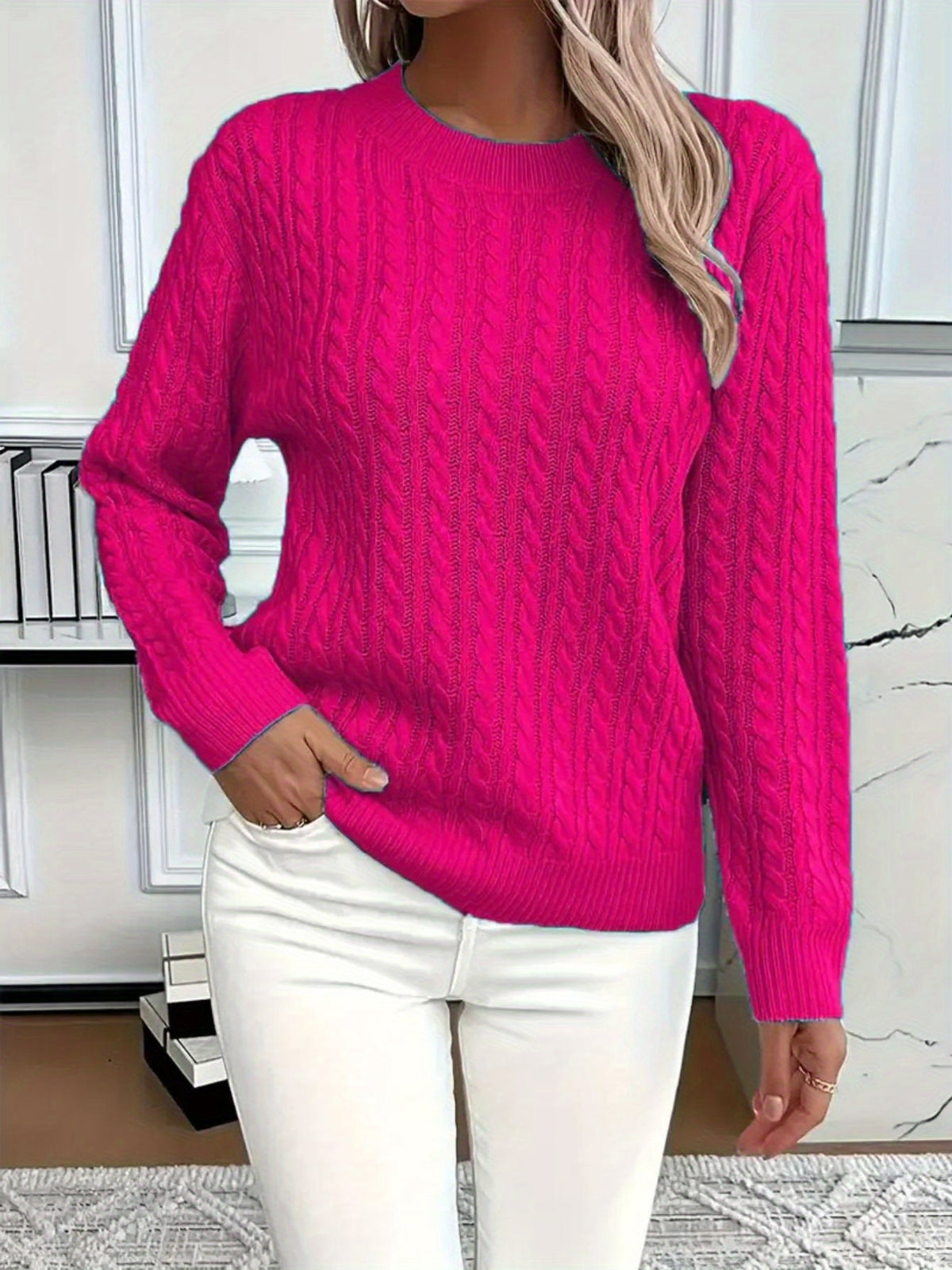 BEAUMONT NICE | SWEAT À COL ROND COZY POUR FEMMES