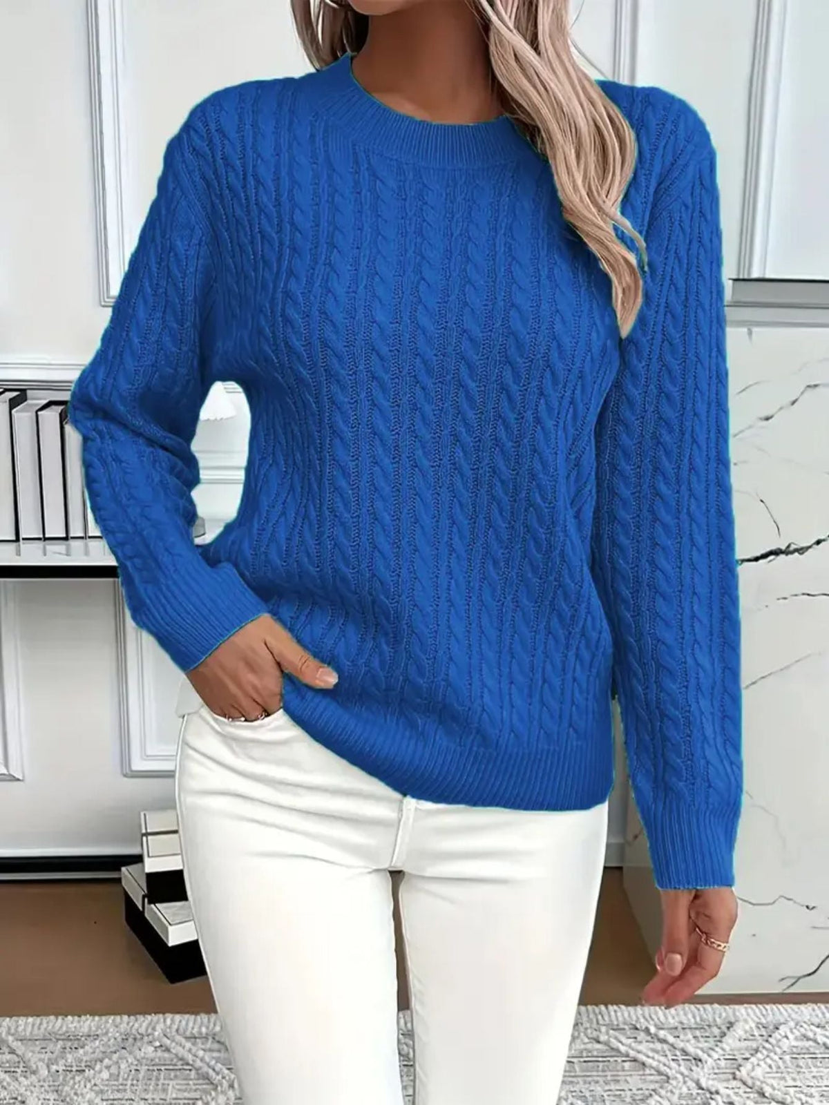 BEAUMONT NICE | SWEAT À COL ROND COZY POUR FEMMES