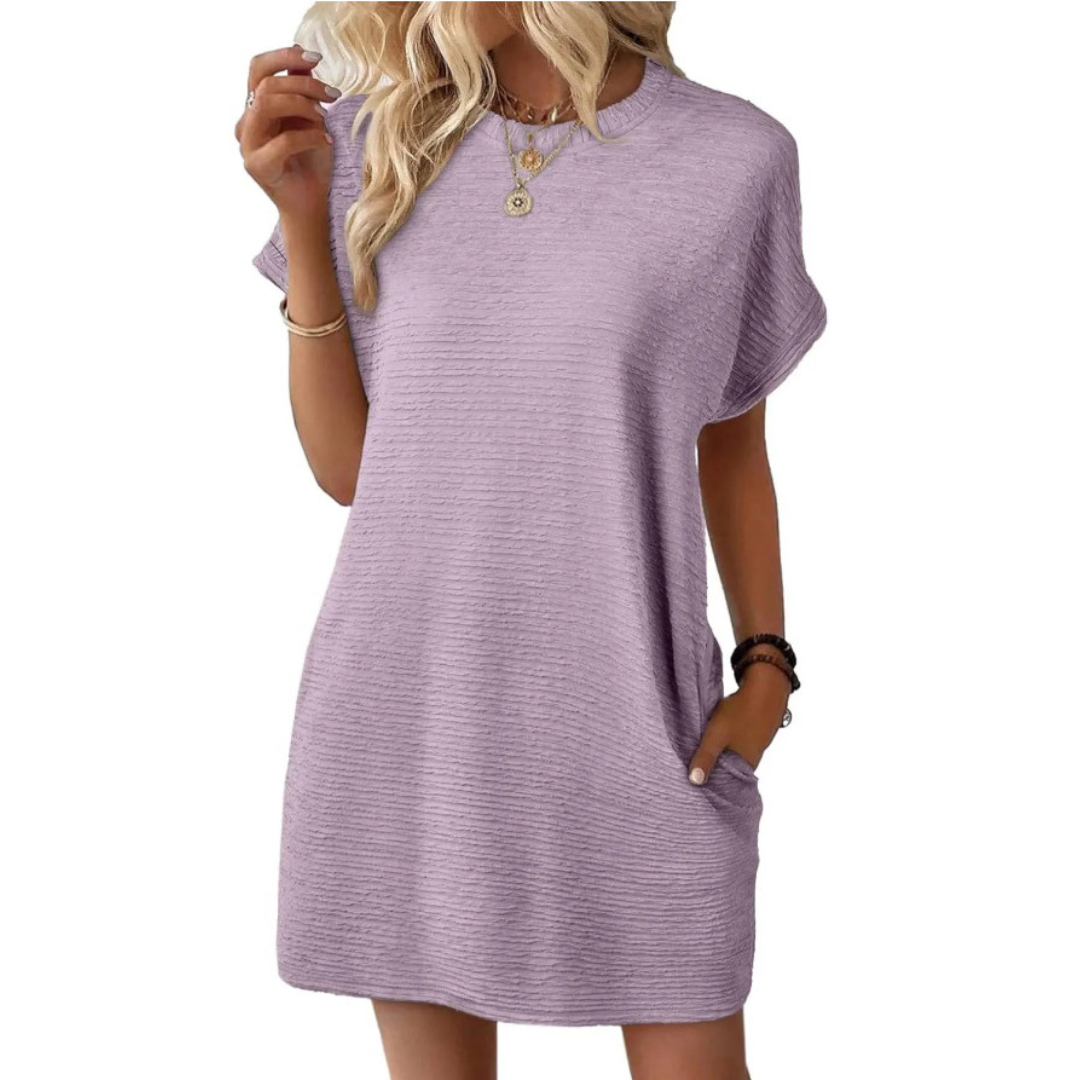BEAUMONT NICE | ROBE À COL ROND POUR FEMMES