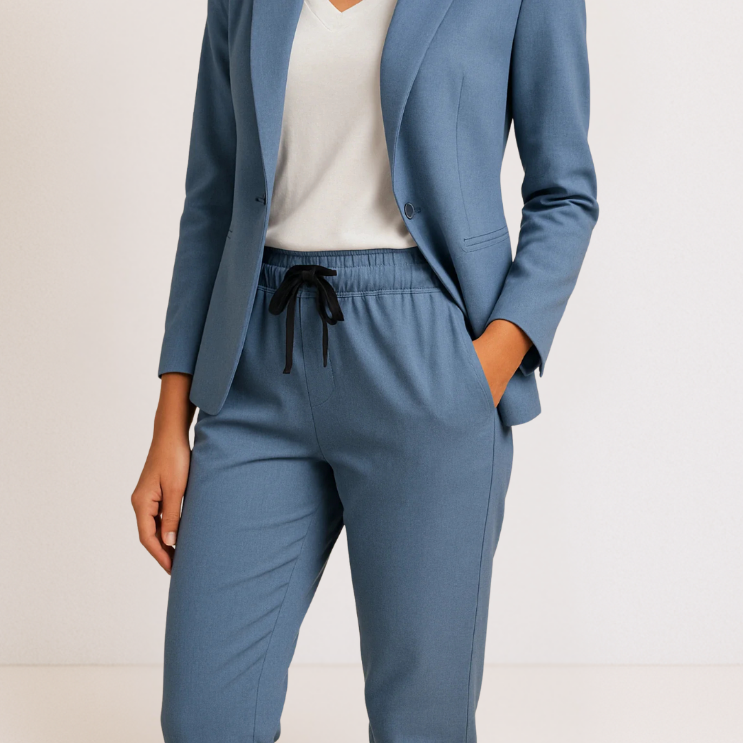 BEAUMONT NICE | ENSEMBLE COORDONNE BLAZER ET JOGGER SMART CLASSIC POUR FEMME