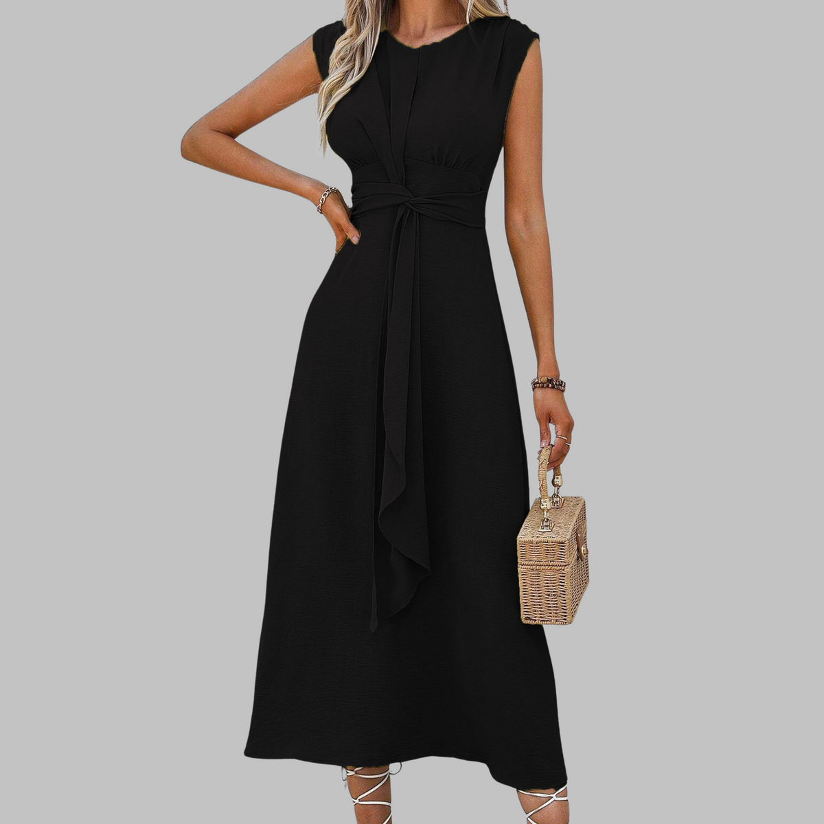 BEAUMONT NICE | ROBE MAXI SANS MANCHES POUR FEMMES