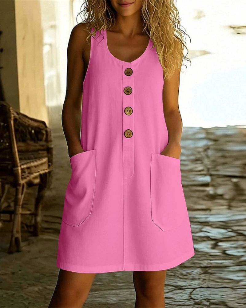 BEAUMONT NICE | ROBE À BOUTONS D'ÉTÉ POUR FEMMES