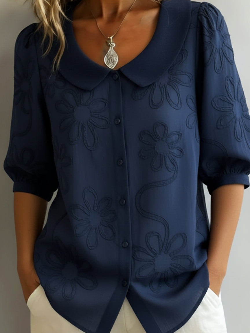 BEAUMONT NICE | BLOUSE D'ÉTÉ FLEURIE POUR FEMME