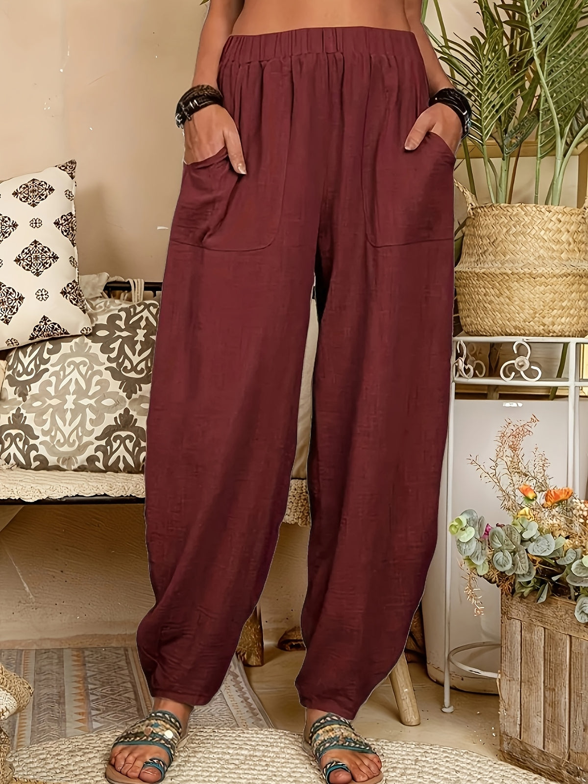 BEAUMONT NICE | PANTALONS DRAPÉS QUOTIDIENS POUR FEMMES