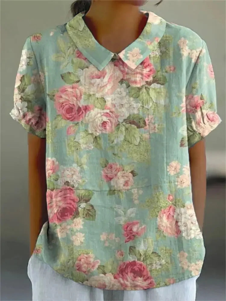 BEAUMONT NICE | CHEMISE FLORALE PRINTEMPS POUR FEMMES