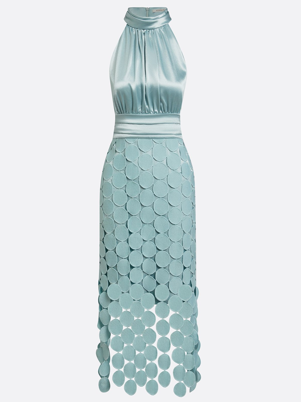 BEAUMONT NICE | ROBE MIDI CHIC À COL HALTER POUR FEMMES