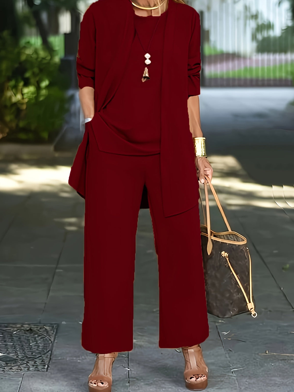 BEAUMONT NICE | ENSEMBLE PANTALON EN TROIS PIÈCES POUR FEMMES
