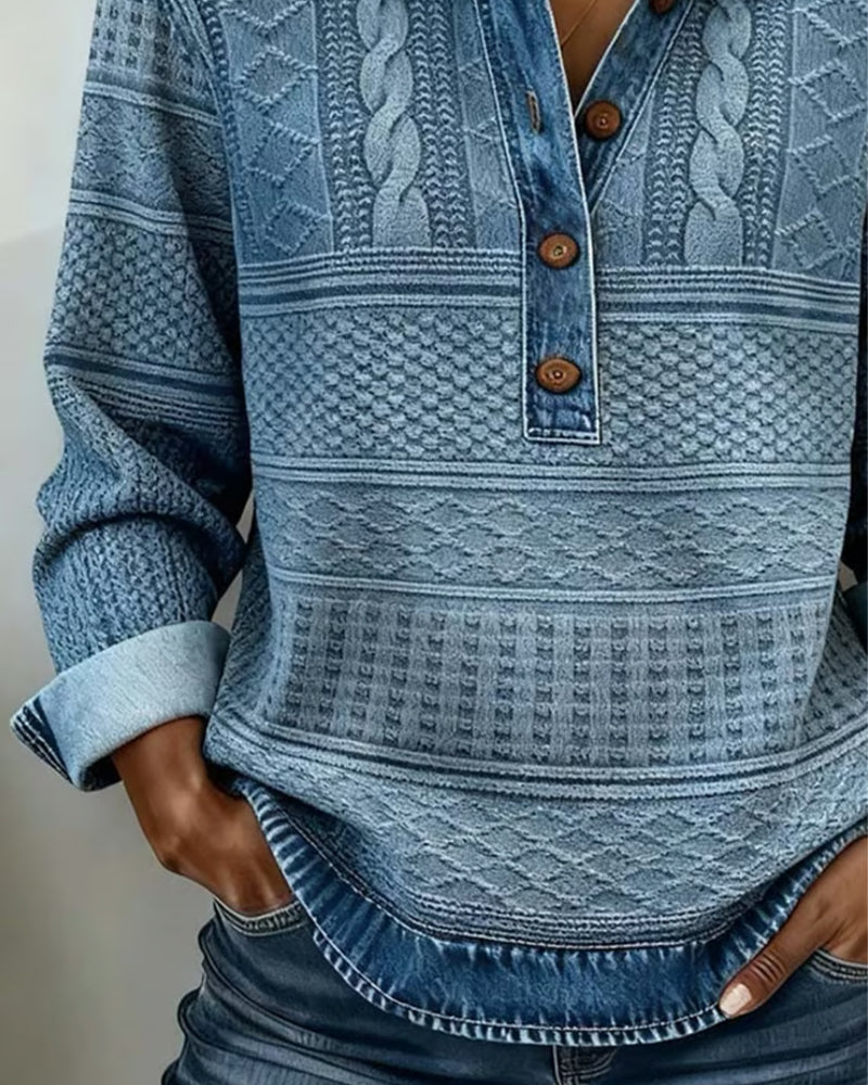 BEAUMONT NICE | CHEMISE EFFET DENIM POUR FEMME