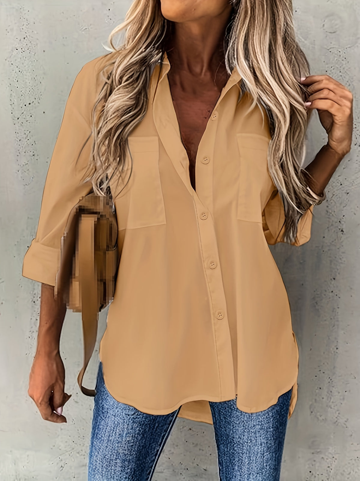 BEAUMONT NICE | BLOUSE À MANCHES CHIC QUOTIDIENNE POUR FEMMES
