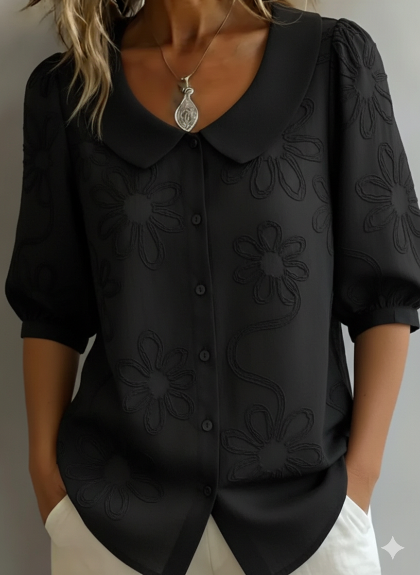 BEAUMONT NICE | BLOUSE D'ÉTÉ FLEURIE POUR FEMME