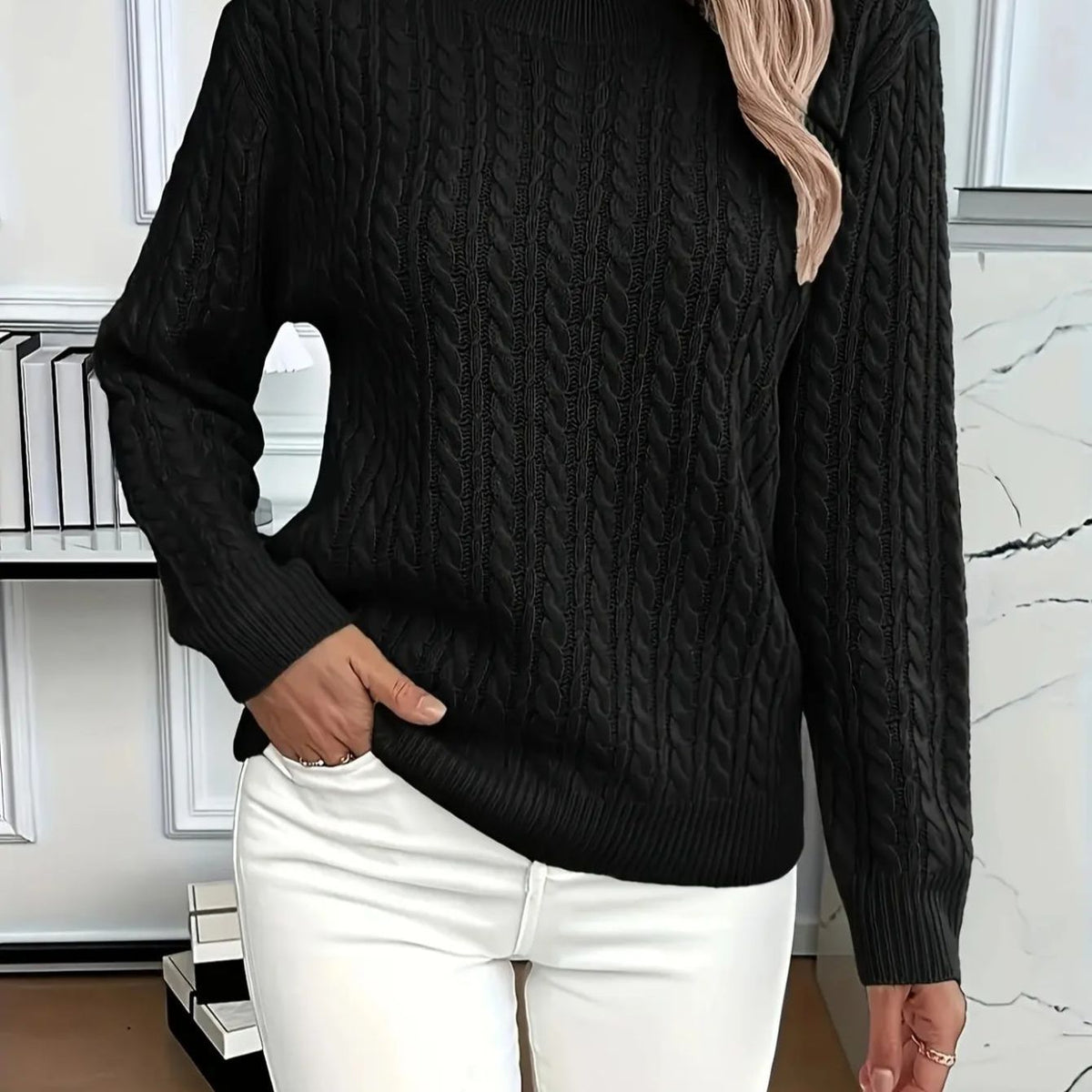 BEAUMONT NICE | SWEAT À COL ROND COZY POUR FEMMES