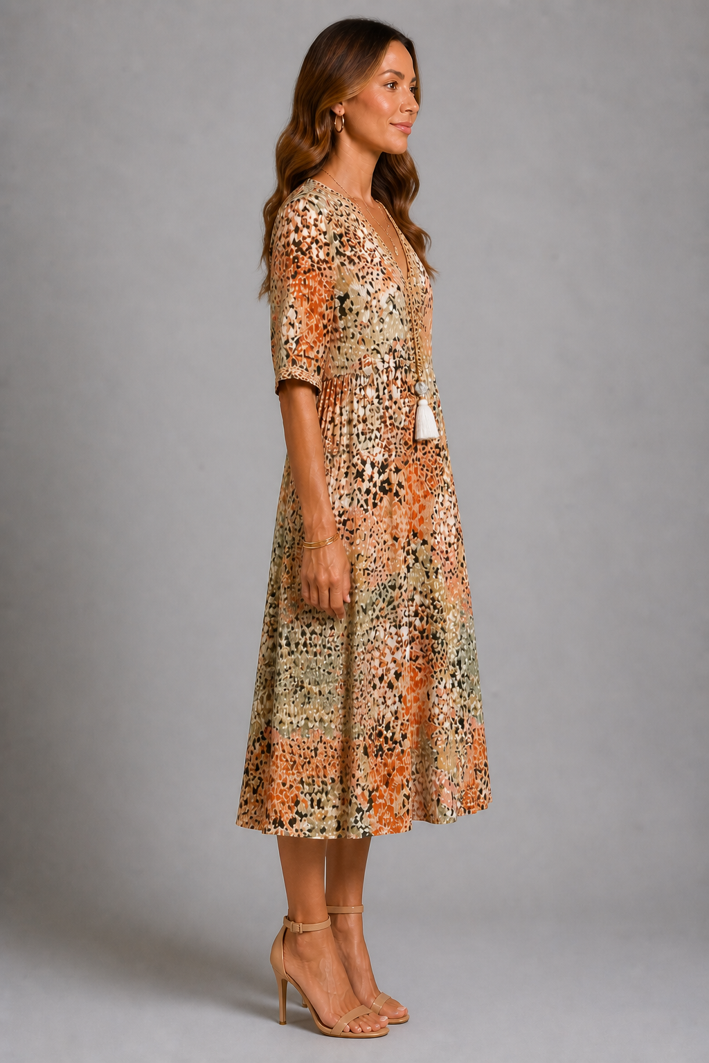 BEAUMONT NICE | ROBE MIDI CHIC POUR FEMMES