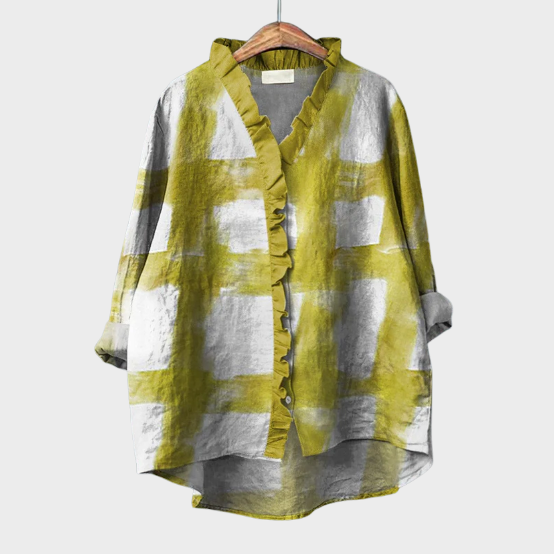 BEAUMONT NICE | BLOUSE MOTIF ABSTRAIT POUR FEMMES