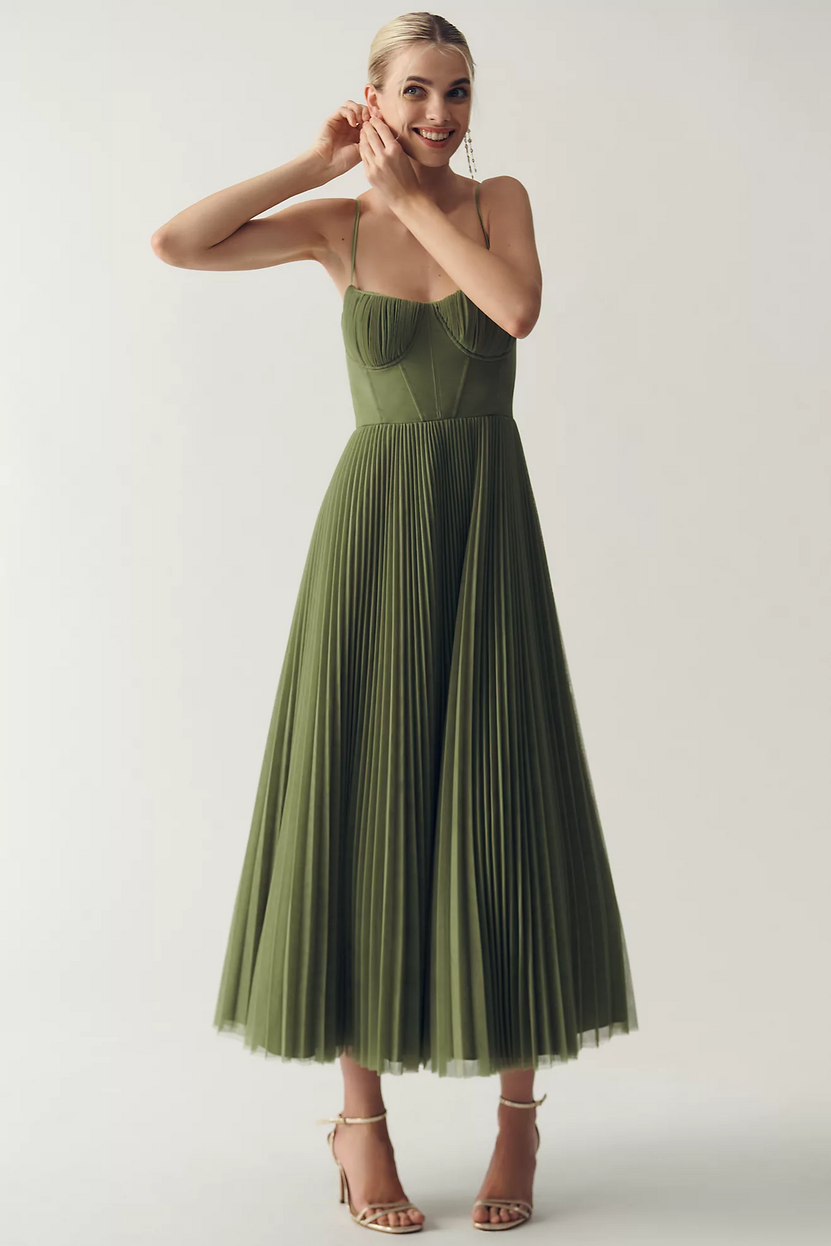 BEAUMONT NICE | ROBE MIDI À CORSET STRUCTURÉE POUR FEMMES
