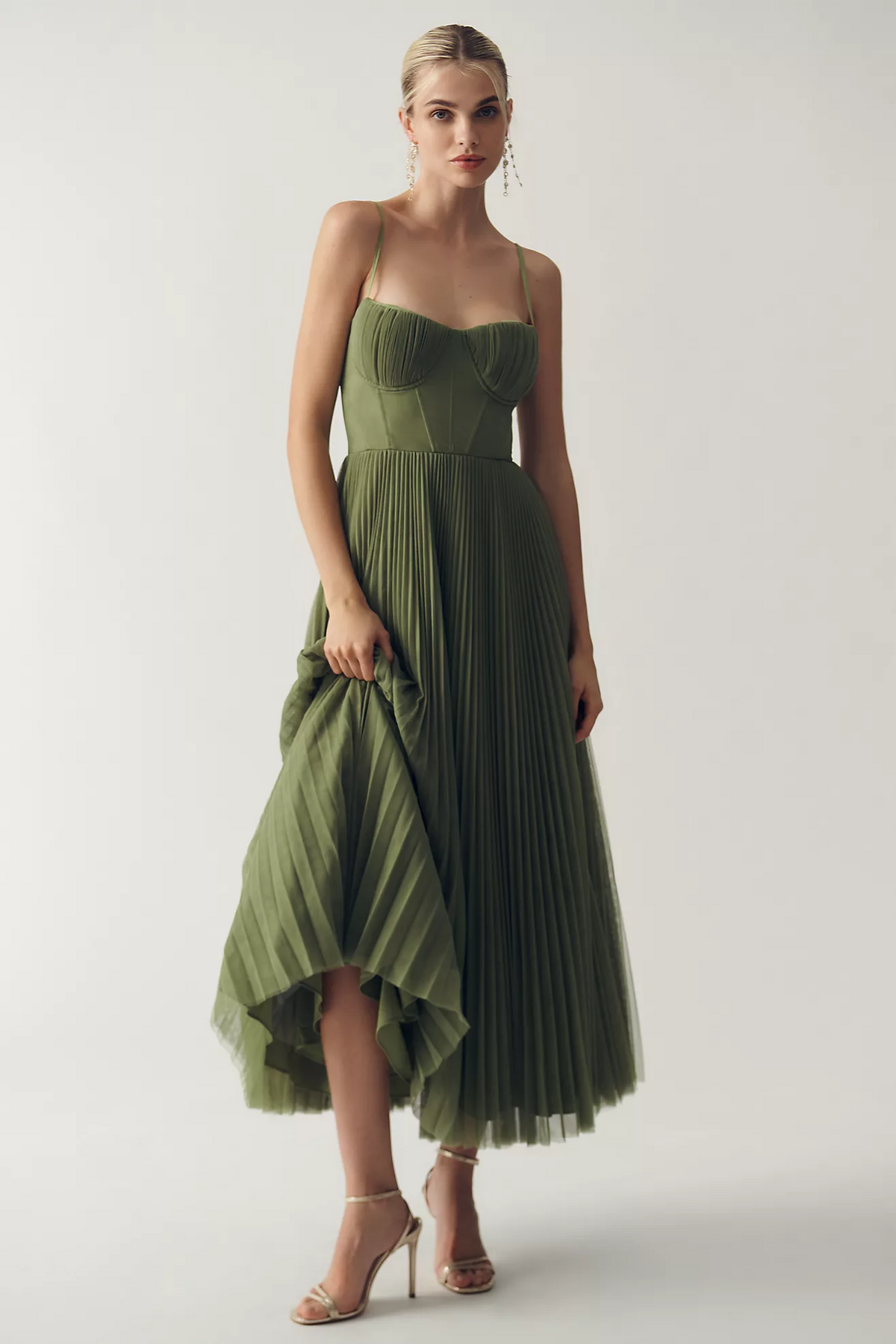 BEAUMONT NICE | ROBE MIDI À CORSET STRUCTURÉE POUR FEMMES