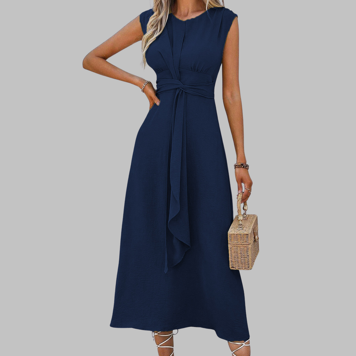 BEAUMONT NICE | ROBE MAXI SANS MANCHES POUR FEMMES
