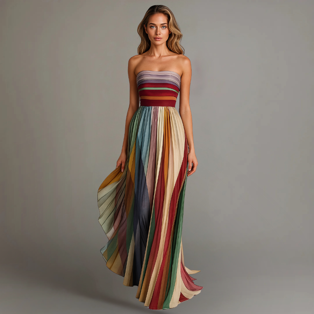 BEAUMONT NICE | ROBE MAXI SANS BRETELLES POUR FEMMES