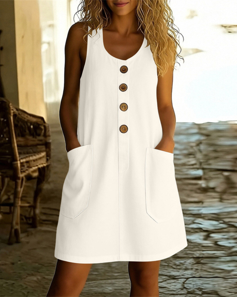 BEAUMONT NICE | ROBE À BOUTONS D'ÉTÉ POUR FEMMES