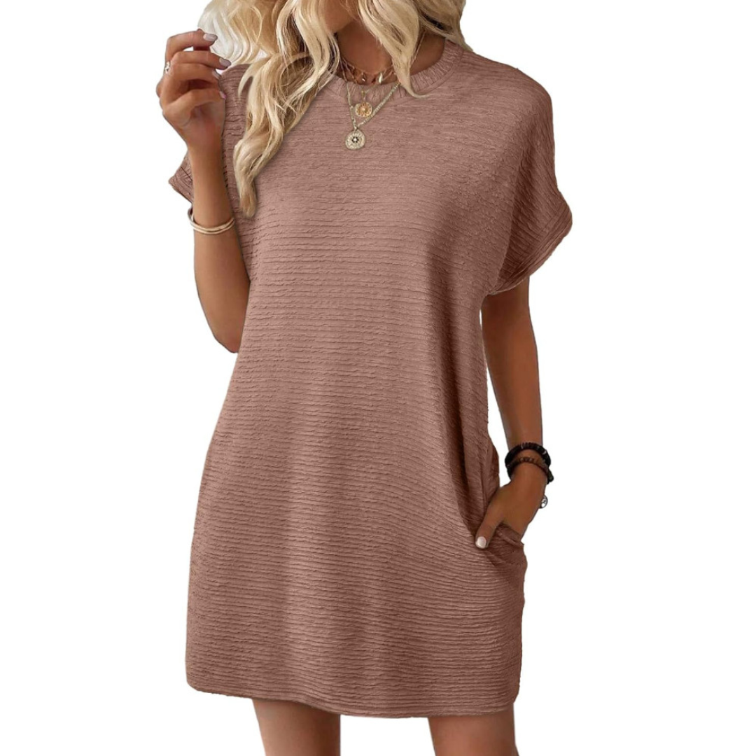 BEAUMONT NICE | ROBE À COL ROND POUR FEMMES
