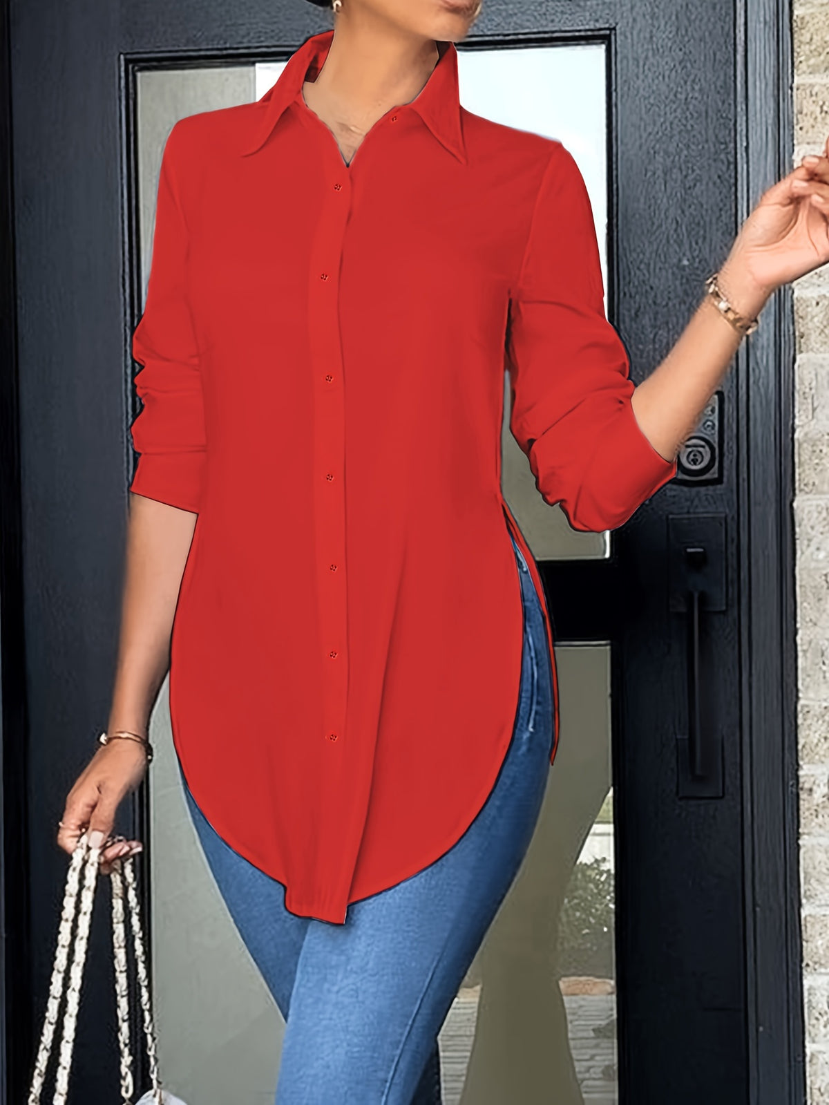 BEAUMONT NICE | BLOUSE À BOUTONS CHIC ÉLÉGANTE POUR FEMMES