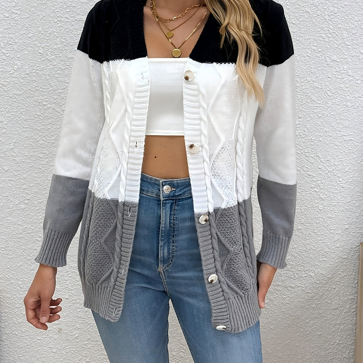 BEAUMONT NICE | GILET PATCHWORK POUR FEMMES