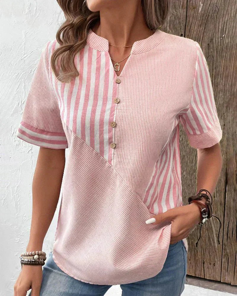 BEAUMONT NICE | BLOUSE RAYÉE ÉLÉGANTE FOR WOMEN