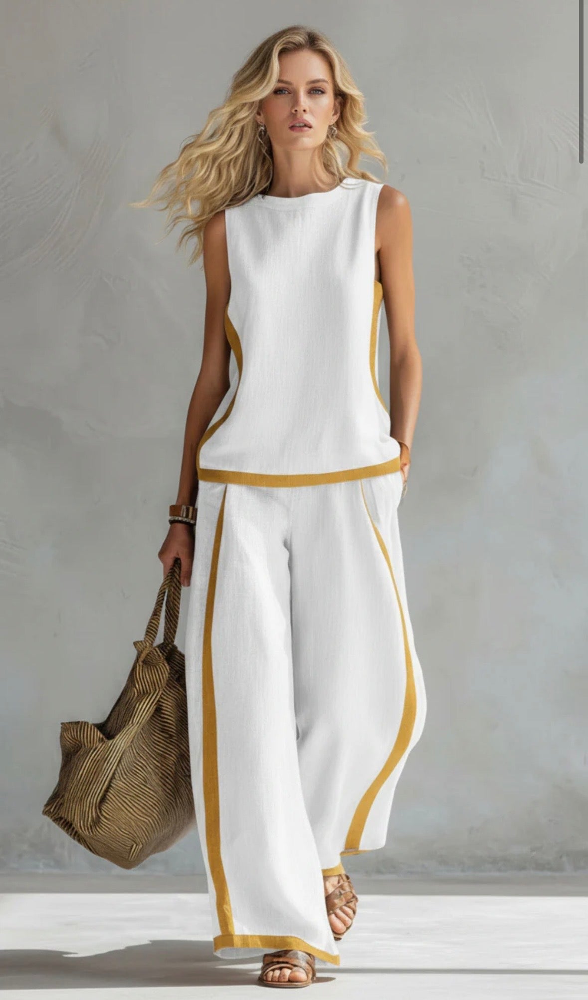 BEAUMONT NICE | ENSEMBLE LIN CHIC POUR FEMME