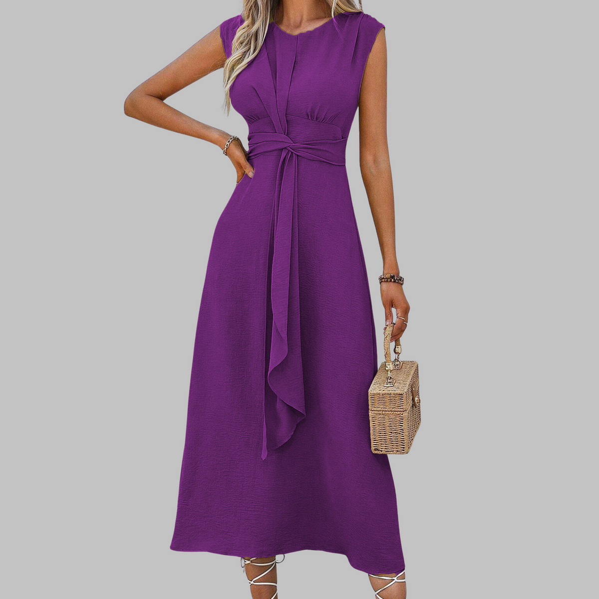 BEAUMONT NICE | ROBE MAXI SANS MANCHES POUR FEMMES