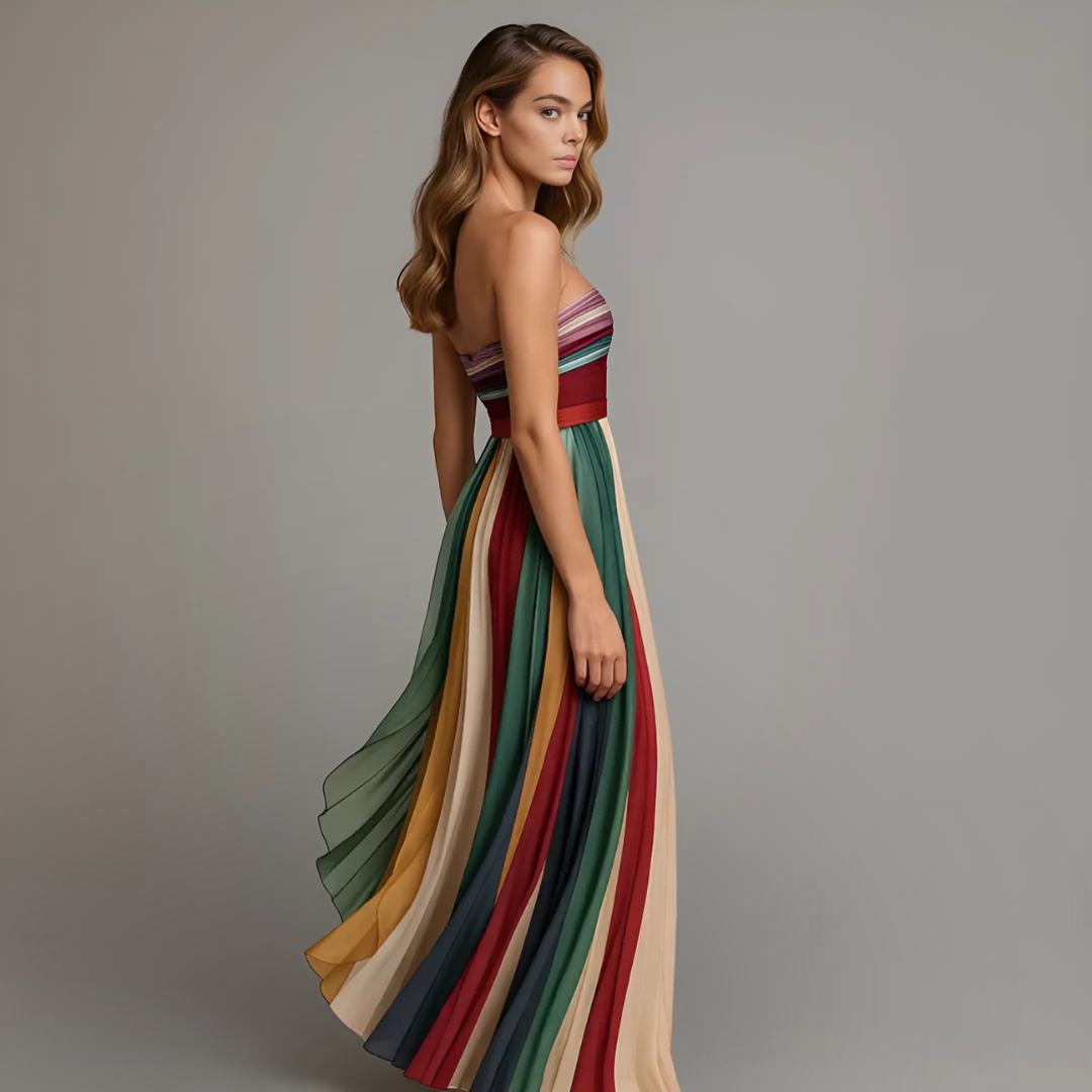 BEAUMONT NICE | ROBE MAXI SANS BRETELLES POUR FEMMES