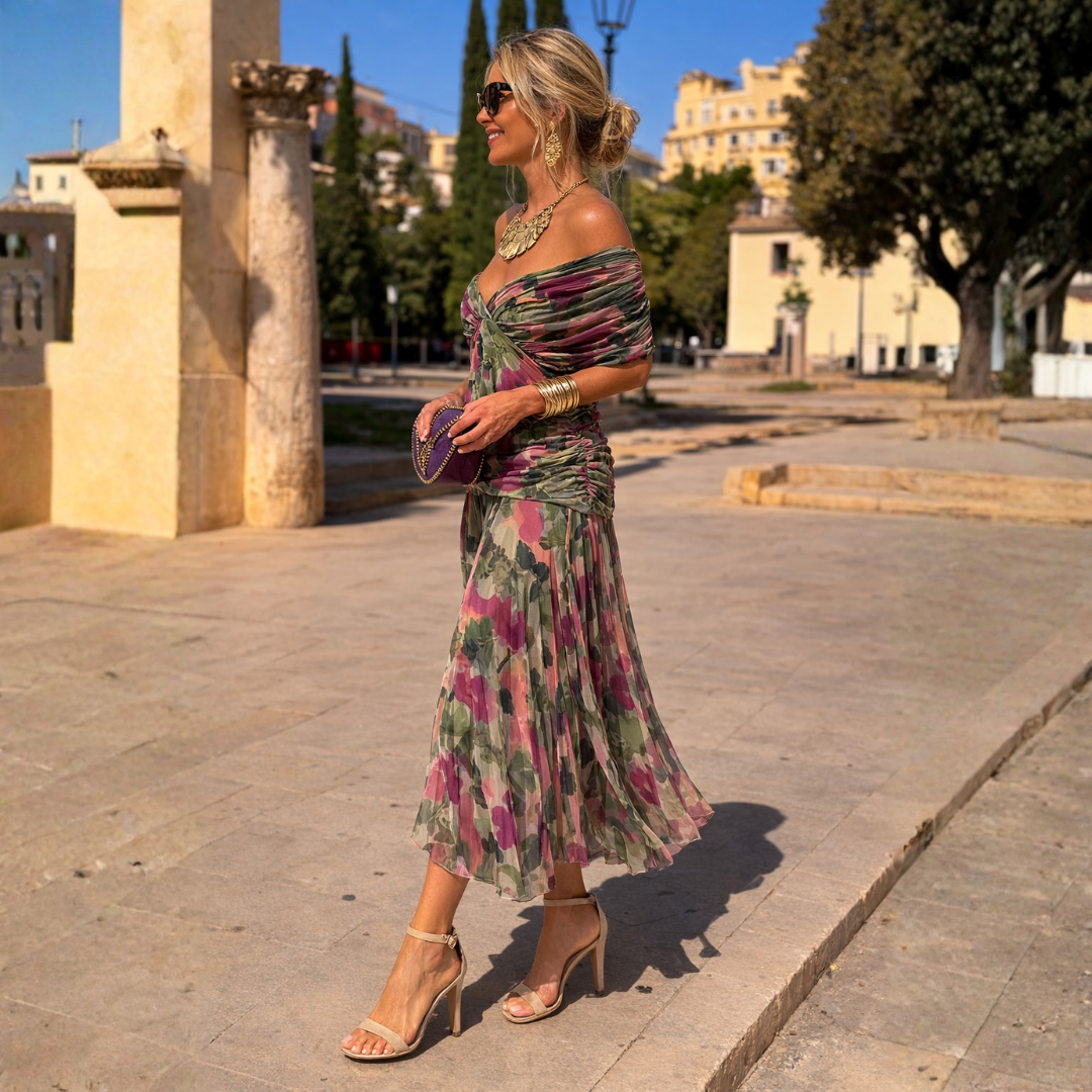BEAUMONT NICE | ROBE DE SOIRÉE EN MERVEILLE DRAPÉE POUR FEMMES