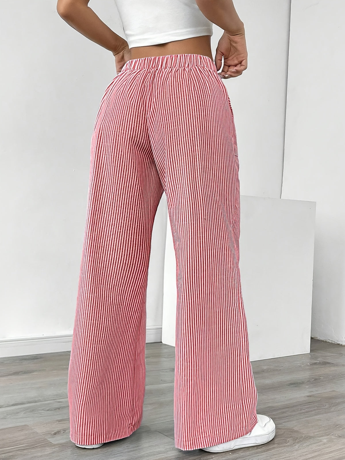 BEAUMONT NICE | PANTALONS AMPLE RAYÉS POUR FEMMES