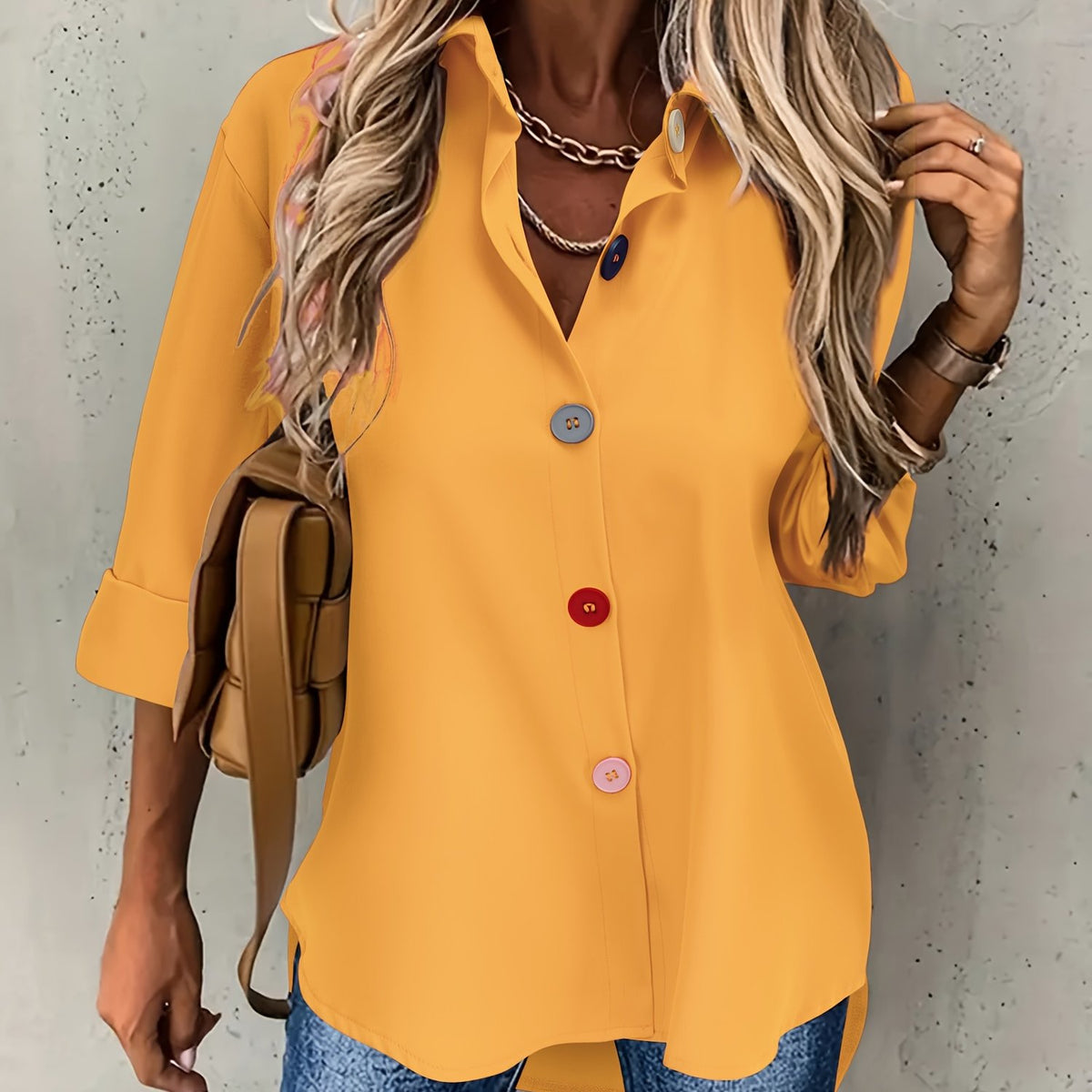 BEAUMONT NICE | CHIC BLOUSE À BOUTONS POUR FEMMES