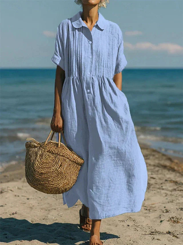 BEAUMONT NICE | ROBE EN LIN ÉLÉGANTE POUR FEMMES