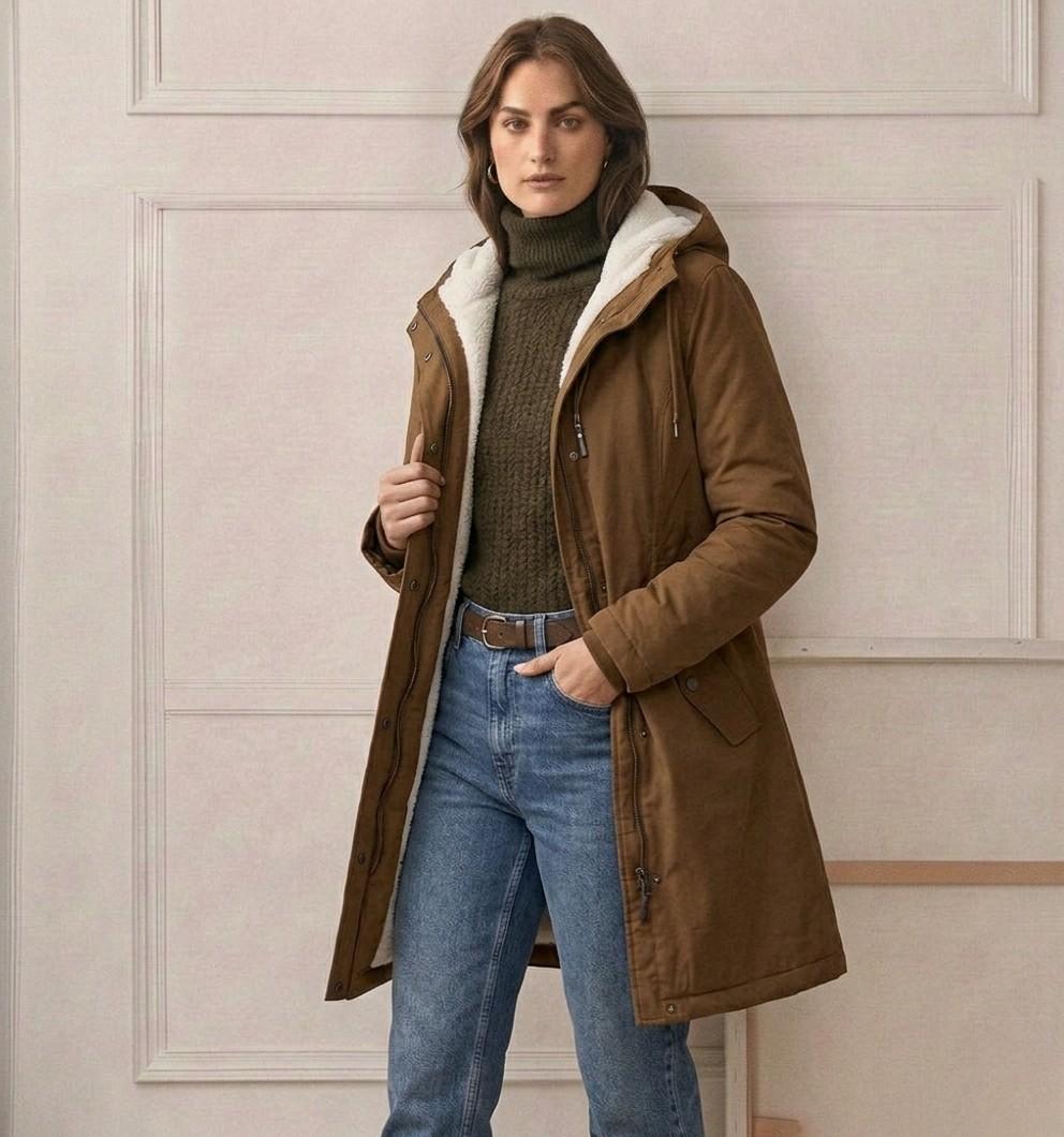 BEAUMONT NICE | PARKA D'HIVER DOUBLÉE EN POLAIRE POUR FEMMES