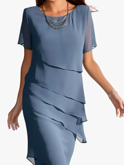 BEAUMONT NICE | ROBE ÉLÉGANTE À VOLANTS POUR FEMMES