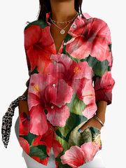 BEAUMONT NICE | BLOUSE FLEURIE VINTAGE POUR FEMMES