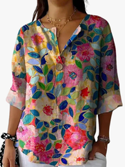 BEAUMONT NICE | BLOUSE FLEURIE POUR FEMME