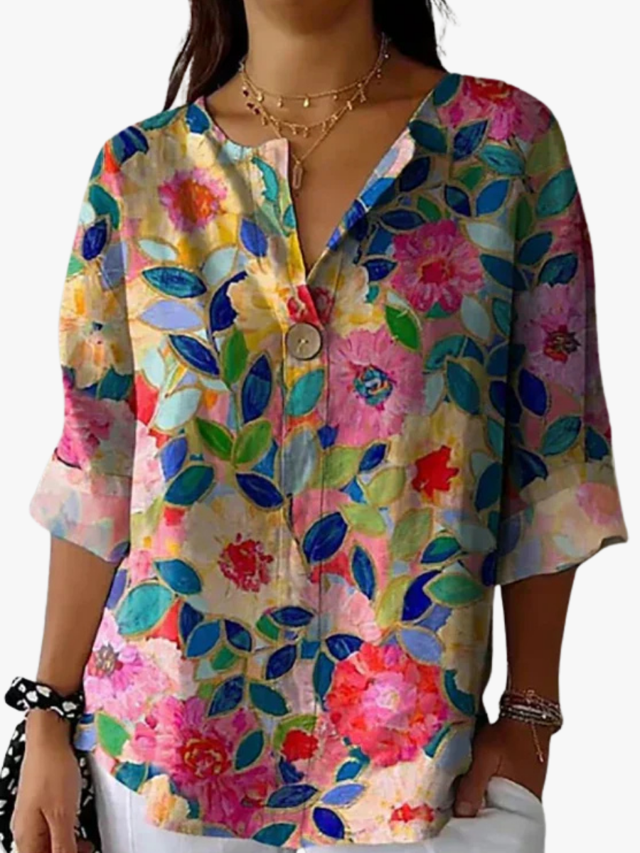 BEAUMONT NICE | BLOUSE FLEURIE POUR FEMME