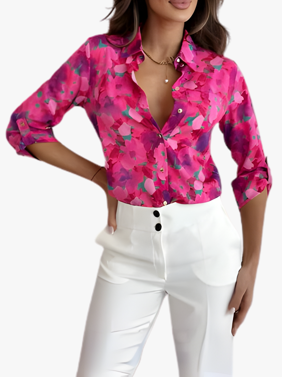BEAUMONT NICE | BLOUSE À FLEURS POUR FEMMES